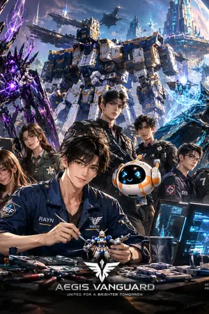 ปกนิยาย AEGIS VANGUARD: มหาศึกจักรกลอวกาศ