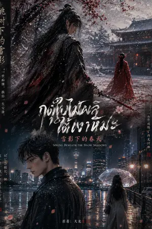 ปกนิยาย ฤดูใบไม้ผลิใต้เงาหิมะ (Spring Beneath the Snow Shadows)