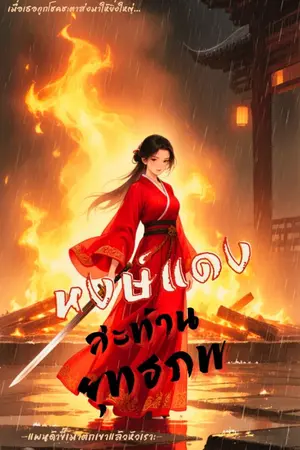 ปกนิยาย หงษ์แดงสะท้านยุทธจักร