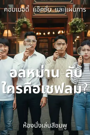 ปกนิยาย อลหม่านลับ ใครคือเชฟลม