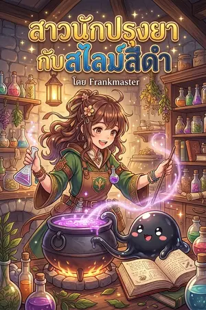 ปกนิยาย สาวนักปรุงยากับสไลม์สีดำปริศนา