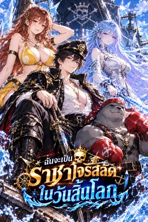 ปกนิยาย ฉันจะเป็นราชาโจรสลัดในวันสิ้นโลก