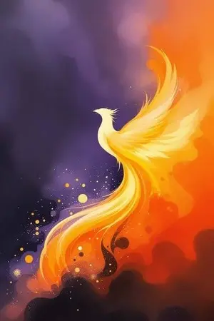 ปกนิยาย นกแสงดาว : เปลวไฟแห่งชีวิต