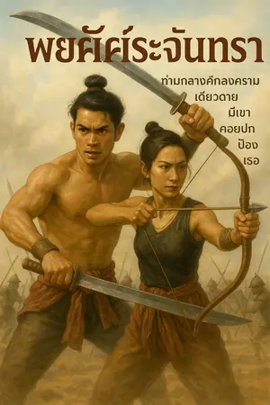 ปกนิยาย พยัคฆระจันทรา