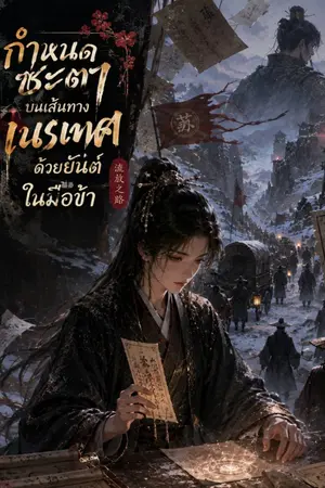ปกนิยาย กำหนดชะตาบนเส้นทางเนรเทศด้วยยันต์ในมือข้า