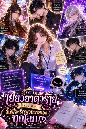 ปกนิยาย ระบบเยียวยาตัวร้าย ไม่เป็นไรนะ...งั้นพี่จะรักพวกนายเองทุกโลก
