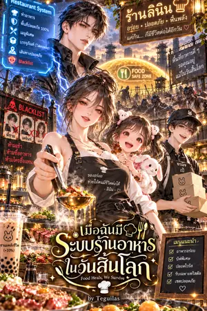 ปกนิยาย เมื่อฉันมีระบบร้านอาหารในวันสิ้นโลก