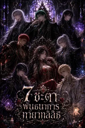 ปกนิยาย 7 ชะตาพันธนาการทายาทลิลิธ (ใช้ภาพประกอบโดนการเจน AI ค่ะ)