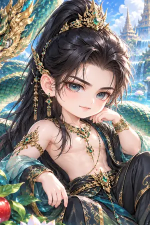 ปกนิยาย สยบรักร้ายนาคา (ซีรีส์ทัณฑ์รัก)