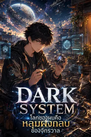 ปกนิยาย DARK SYSTEM: โลกของผมคือหลุมฝังกลบของจักรวาล