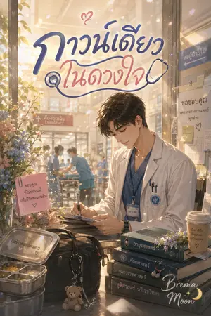 ปกนิยาย กาวน์เดียวในดวงใจ