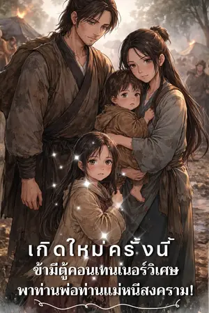 ปกนิยาย เกิดใหม่ครั้งนี้ ข้ามีตู้คอนเทนเนอร์วิเศษพาท่านพ่อท่านแม่หนีสงคราม!