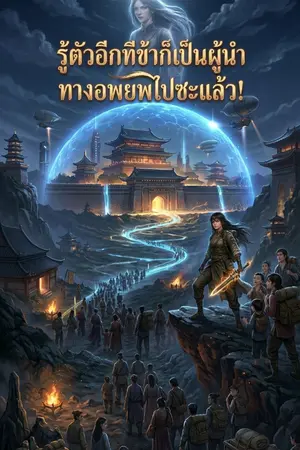 ปกนิยาย รู้ตัวอีกทีข้าก็เป็นผู้นำทางอพยพไปซะแล้ว!