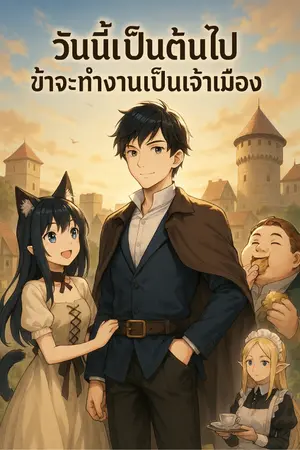 ปกนิยาย วันนี้เป็นต้นไปข้าจะทำงานเป็นเจ้าเมือง