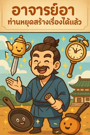 ปกนิยาย อาจารย์อา! ท่านหยุดสร้างเรื่องได้แล้ว