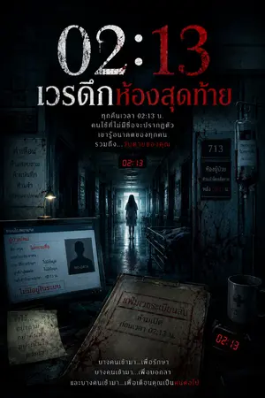 ปกนิยาย เวรดึกห้องสุดท้าย