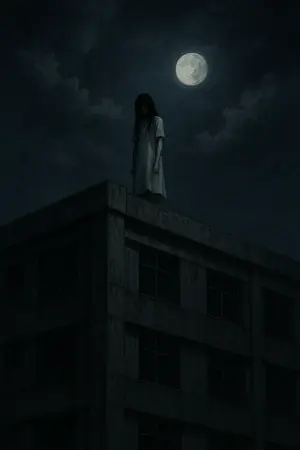 ปกนิยาย นักศึกษาสาวบนดาดฟ้า