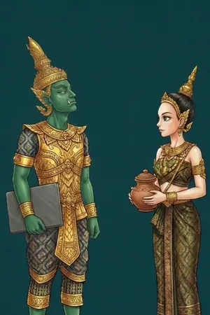 ปกนิยาย มณโฑ vs พิเภก : มณโฑคนนี้จะเปลี่ยนชะตาลงกาเอง