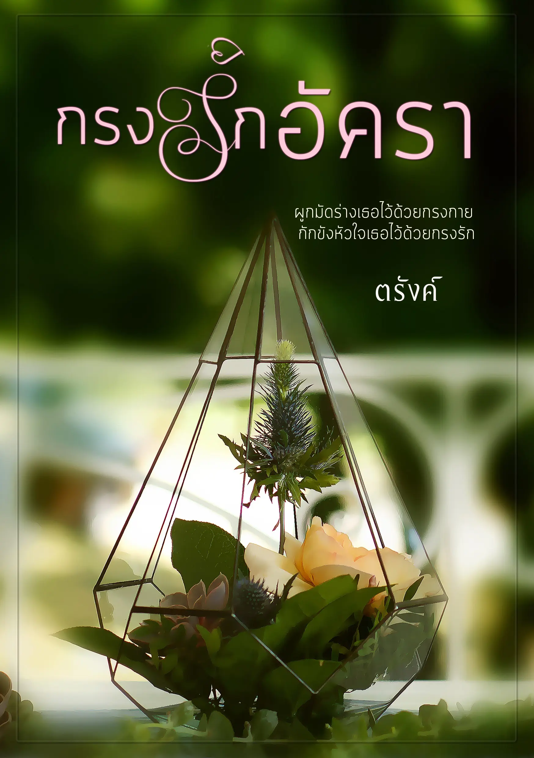ปกนิยาย กรงรักอัครา