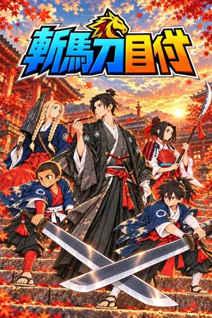 ปกนิยาย 斬馬刀目付 / THE ZANBATŌ INSPECTOR