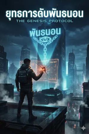 ปกนิยาย ยุทธการดับพันเธนอน The Genesis Protocol