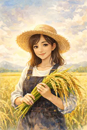 ปกนิยาย แค่ทะลุมิติมาเป็นสตรีมเมอร์นักปลูกผักและทำอาหารเพียงเท่านั้นเอง