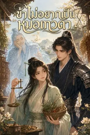 ปกนิยาย ข้าไม่อยากเป็นหมอเทวดา