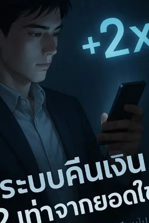 ปกนิยาย ระบบคืนเงิน 2 เท่าจากยอดใช้จ่าย