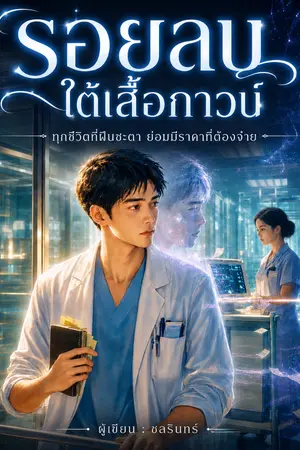 ปกนิยาย รอยลบใต้เสื้อกาวน์