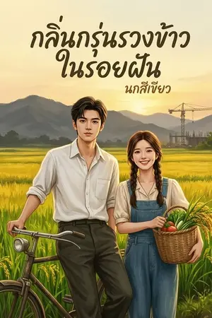 ปกนิยาย กลิ่นกรุ่นรวงข้าวในรอยฝัน