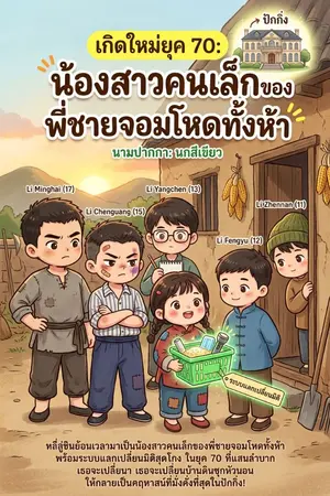 ปกนิยาย เกิดใหม่ยุค 70: น้องสาวคนเล็กของพี่ชายจอมโหดทั้งห้า