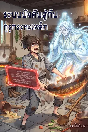 ปกนิยาย ระบบบังคับสู้กับกูรูกระทะเหล็ก