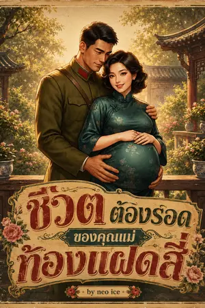 ปกนิยาย ชีวิตต้องรอด ของคุณแม่ท้องแฝดสี่