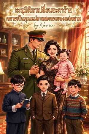 ปกนิยาย ทะลุมิติมาเปลี่ยนชะตาร้าย กลายเป็นคุณแม่สายสตรองของแฝดสาม