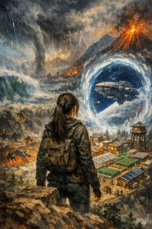 ปกนิยาย เกิดใหม่อีกครั้ง ฉันตุนเสบียงด้วยคลังมิติไม่จำกัดและสร้างฐานผู้รอดชีวิตในวันสิ้นโลก