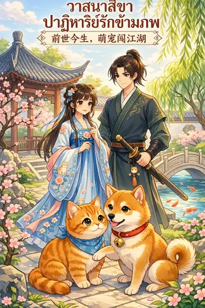 ปกนิยาย วาสนาสี่ขา ปาฏิหาริย์รักข้ามภพ