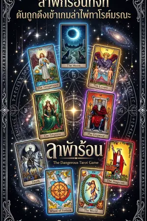 ปกนิยาย ลาพักร้อนทั้งที ดันถูกดึงเข้าเกมล่าไพ่ทาโรต์มรณะ