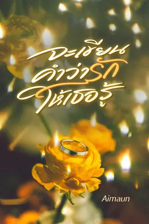 ปกนิยาย จะเขียนคำว่ารักให้เธอรู้