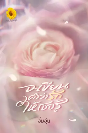 ปกนิยาย จะเขียนคำว่ารักให้เธอรู้