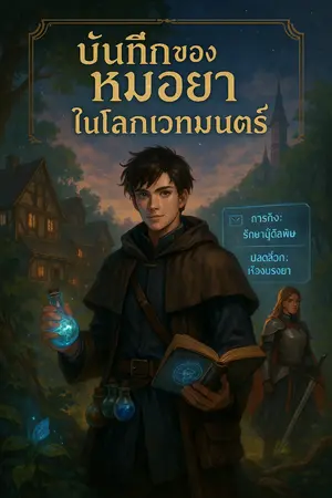 ปกนิยาย บันทึกของหมอยาในโลกเวทมนตร์