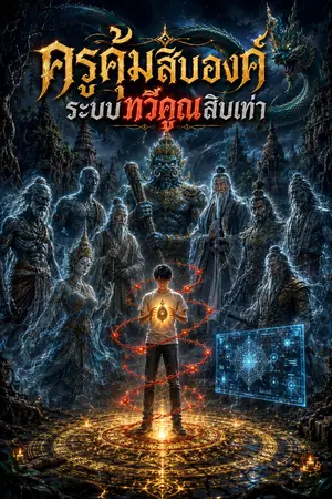 ปกนิยาย ครูคุ้มสิบองค์ ระบบทวีคูณสิบเท่า