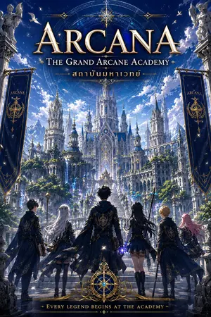 ปกนิยาย ARCANA The Grand Arcane Academy สถาบันมหาเวทย์