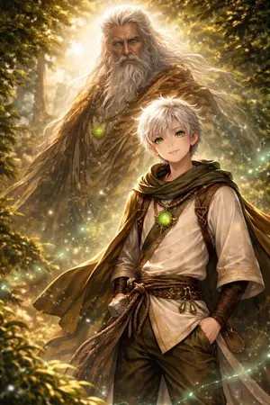 ปกนิยาย ข้าคือดรูอิดในโลกเวทมนตร์หรือ?