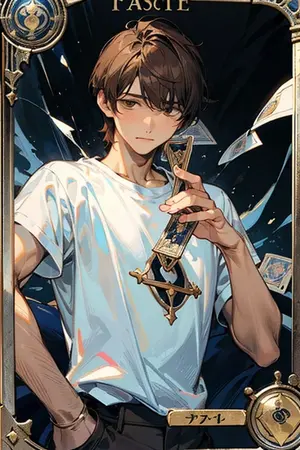 ปกนิยาย ชะตาของผมผ่านไพ่ทาโรต์