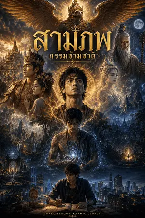 ปกนิยาย สามภพ:กรรมข้ามชาติ