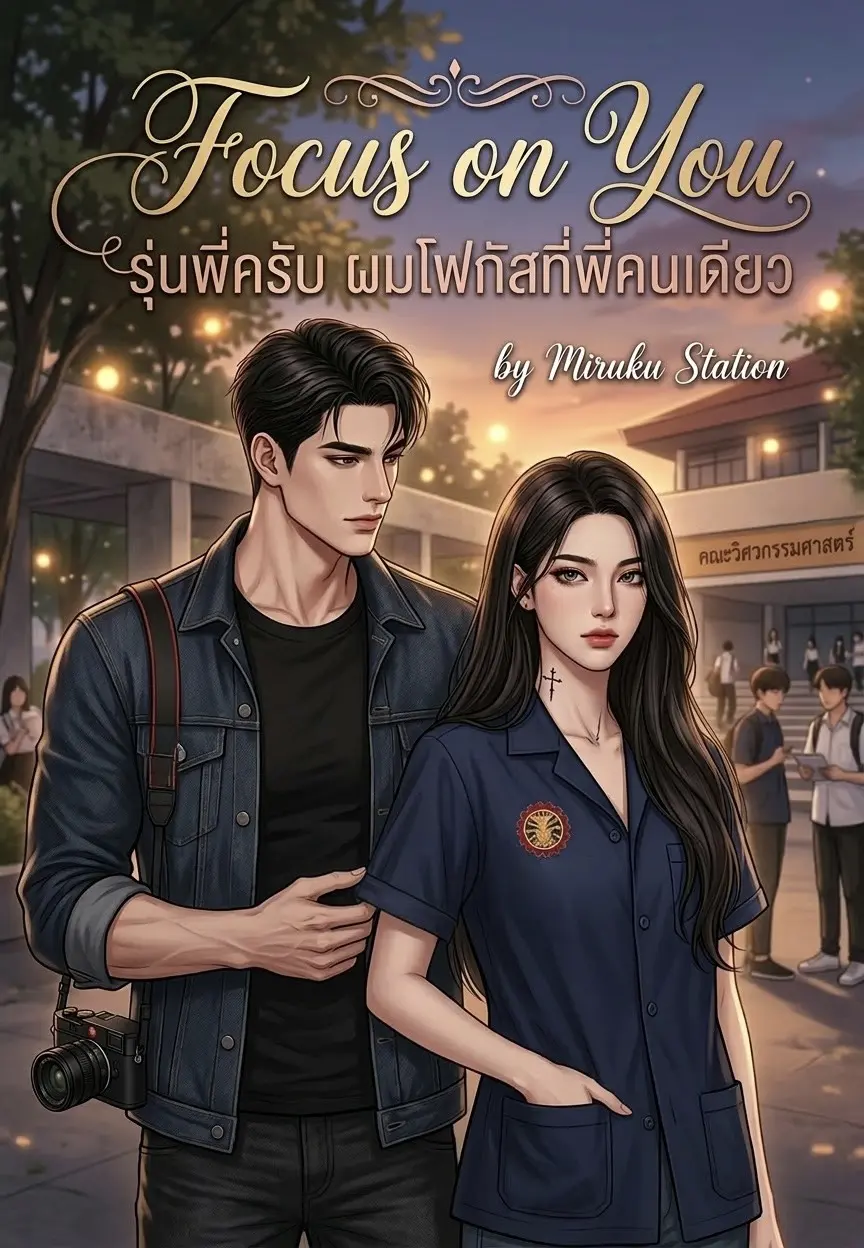 ปกนิยาย Focus on You รุ่นพี่ครับ ผมโฟกัสที่พี่คนเดียว