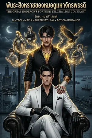 ปกนิยาย พันธะสิงหราชของหมอดูมหาจักรพรรดิ