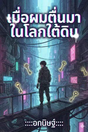 ปกนิยาย เมื่อผมตื่นมาในโลกใต้ดิน