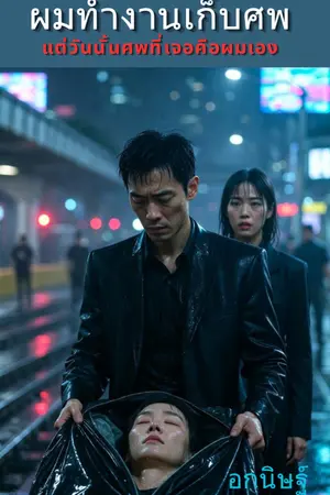 ปกนิยาย ผมทำงานเก็บศพ แต่วันนั้นศพที่เจอคือผมเอง