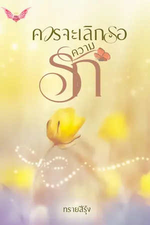 ปกนิยาย ควรจะเลิกรอความรัก